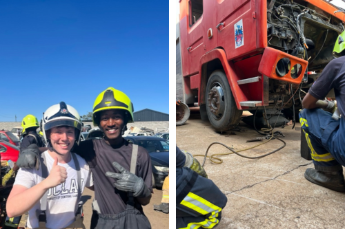 Volunteers on the RTC training