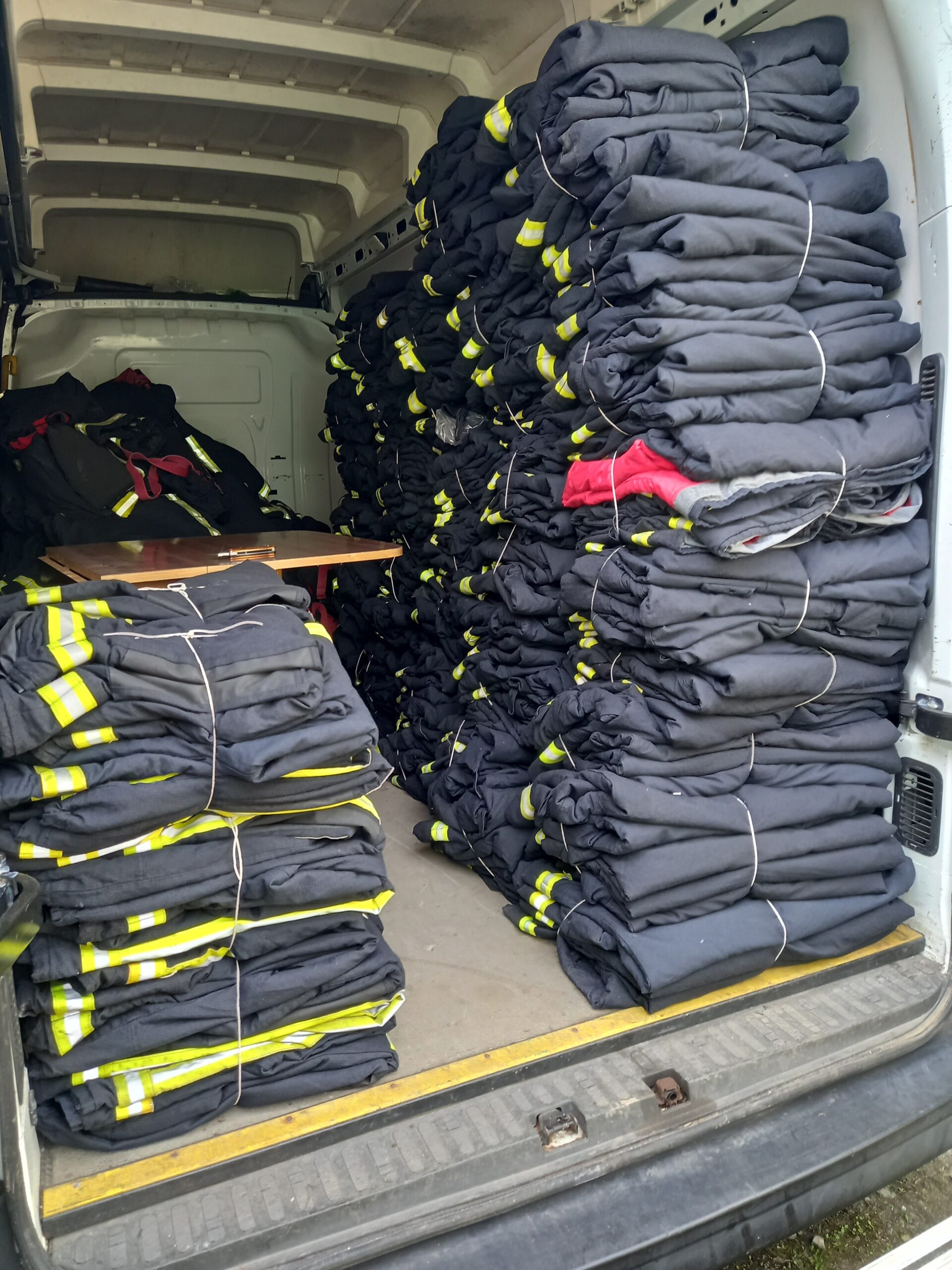 The donation was counted, sorted and packed ready to be placed in our secure storage facility